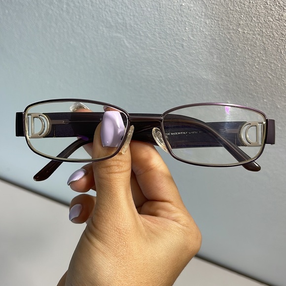 Christian Dior Metallic Purple Prescription Glasses - Picture 9 of 14